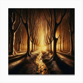 Dark Forest 30 Canvas Print