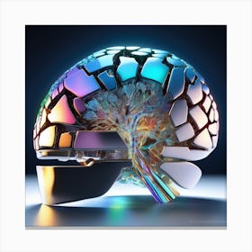 Brain Of A Robot 22 Canvas Print