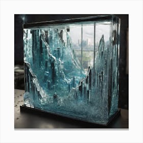 Ice Sculpture Canvas Print