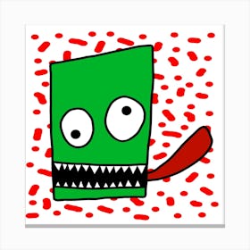 Green Monster 1 Canvas Print