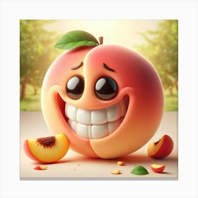 Peach Canvas Print