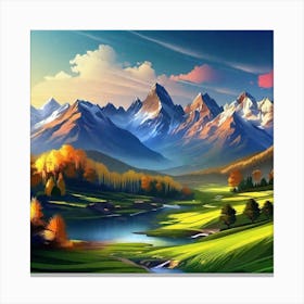 Landscape Wallpapers 15 Canvas Print