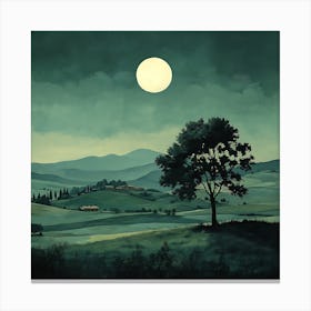 Tuscan Landscape Canvas Print