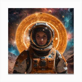 Astronaut In The Metaverse Canvas Print