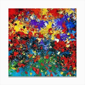 Abstract By Person Canvas Print