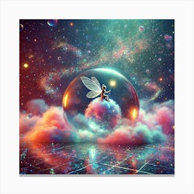 Fairy In A Bubble Canvas Print