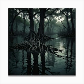 Dark Forest 45 Canvas Print