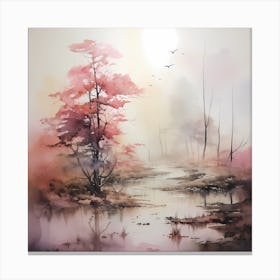 Ephemeral Horizon Elegance Canvas Print