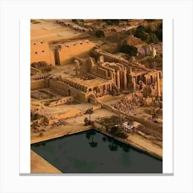 Egyptian Temple 31 Canvas Print