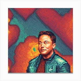 Tesla Musk Canvas Print