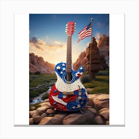 Red, White, and Blues 11 Canvas Print