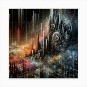 Futuristic City 3 Canvas Print