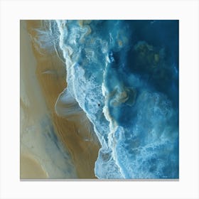 Aerial View Of The Ocean Canvas Print