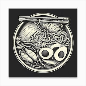 Asian Ramen Canvas Print