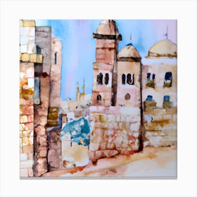 Old City Of Jerusalem 1 Canvas Print