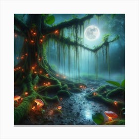 Fairy Forest 4 Canvas Print