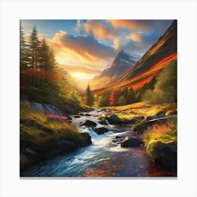 Scottish Landscape 1 Canvas Print