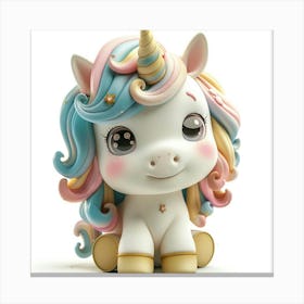 Unicorn Figurine 54 Canvas Print