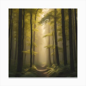 Forest Path Canvas Print