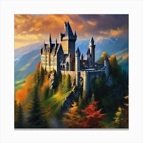 Hogwarts Castle 13 Canvas Print