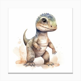 Baby Dinosaur Canvas Print