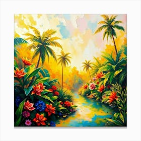 Tropical Jungle 3 Canvas Print