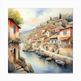 Croatian Village Canvas Print