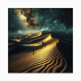 Desert Landscape - Desert Stock Videos & Royalty-Free Footage Canvas Print