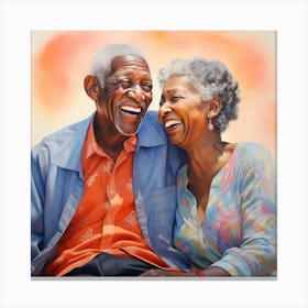 Happy Couple 1 Canvas Print