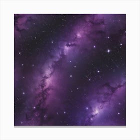 Purple Galaxy Canvas Print