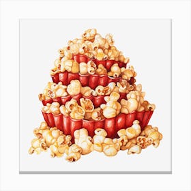 Popcorn Cake Canvas Print