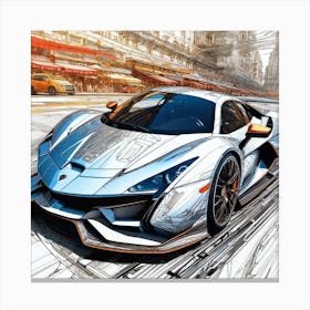 Mclaren P1 86 Canvas Print