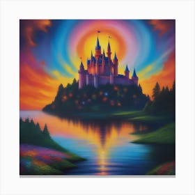 Cinderella'S Castle Canvas Print