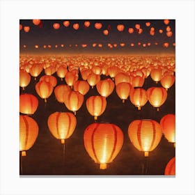 Chinese Lanterns Canvas Print