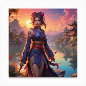 Chinese Girl 1 Canvas Print