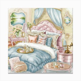 A Whimsical And Enchanting Illustration Of A Cozy 1lyfofmfseakf5lt48prqw Yn Dsqkytvsolxpsmeuimg Canvas Print