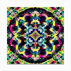 Psychedelic Mandala 7 Canvas Print