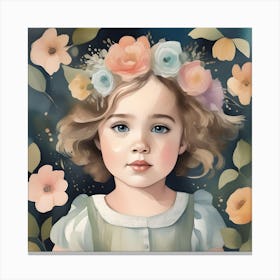 Little Adele Canvas Print