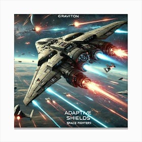 Gravity Talon Space Combat Canvas Print