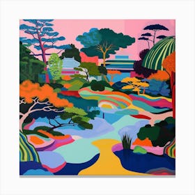 Colourful Gardens Rikugien Gardens Japan 1 Canvas Print