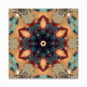 Abstract Psychedelic Mandala 2 Canvas Print