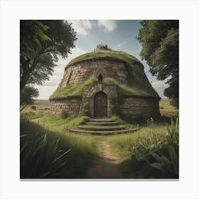 House In The Woods Canvas Print