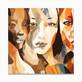 Three Women 1 Canvas Print