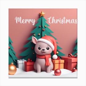 Merry Christmas Canvas Print