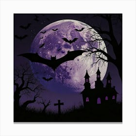 Bats In The Sky Canvas Print