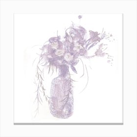 Purple Vase Canvas Print