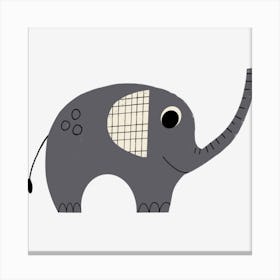 Cute Sweet Baby Elephant Canvas Print