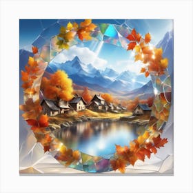 Autumn Village 28 Canvas Print