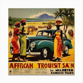 African Tourist San Canvas Print