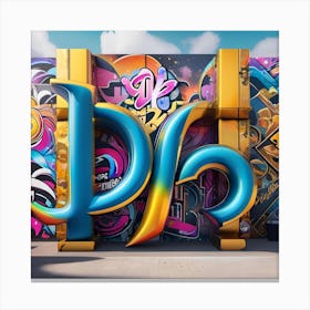 Graffiti Art Canvas Print